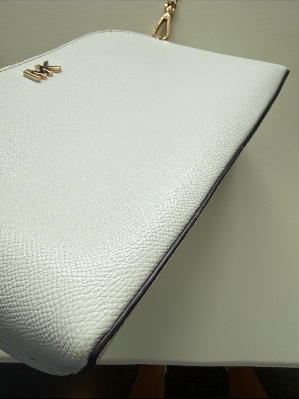 Optic White Michael Kors Large Dome Crossbody Bag - Picture 2 of 12